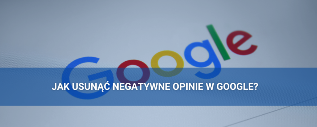 negatywne opinie w Google 